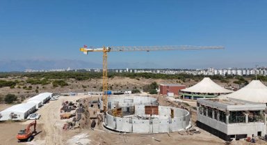 Lara Atıksu Arıtma Tesisi'nde çalışmalar tam gaz