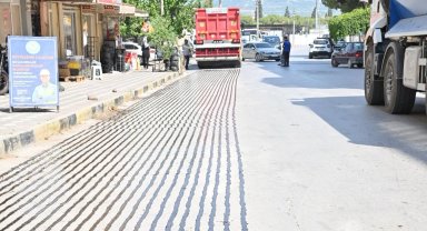 Manisa Soma'da asfalt çalışmaları tamamlandı