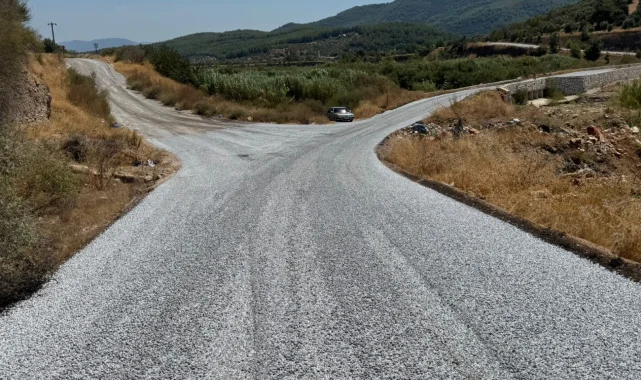 Milas'ta kırsal yollara Büyükşehir dokunuşu