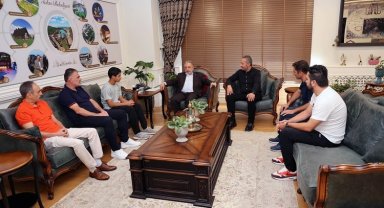 Mustafa Çiğdem'den Başkan Yalçın'a ziyaret