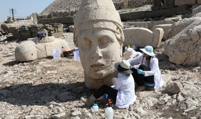 Nemrut'un dev heykellerine 'nano' dokunuş