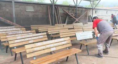 Ordu'nun parkları kendi atölyelerinde şekilleniyor