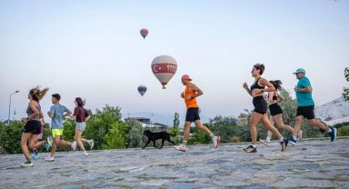 Pamukkale'de tarihi maraton heyecanı