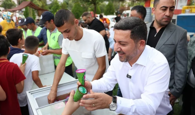 Rasim Arı'dan Nevşehirli çocuklara limonata ve dondurma