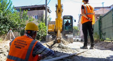 Sakarya Adapazarı'na 3 bin metrelik yeni yağmursuyu hattı