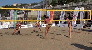 Şile Ayazma Plajı'nda 3. Marin Beach Voleybol coşkusu