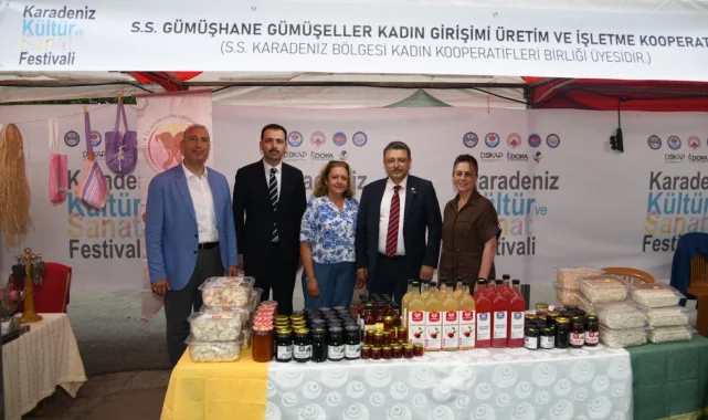 Üreten kadınlara bir destek de Trabzon'dan