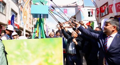 Akkuş'ta doğalgaz sevinci