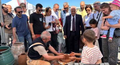 Aktopraklık Arkeopark'ta 8 bin 500 yıllık tarih canlandı