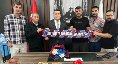 Artvin Trabzonspor Taraftarları'ndan Başsavcı Çalış'a ziyaret