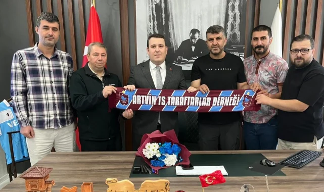 Artvin Trabzonspor Taraftarları'ndan Başsavcı Çalış'a ziyaret