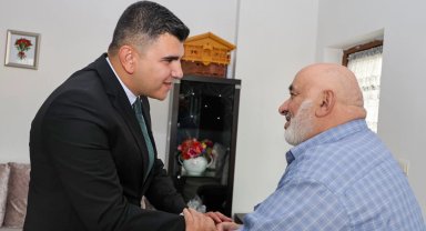 Artvin Vali Vekili Erdoğan'dan Kıbrıs gazisine ziyaret