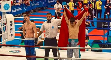 Avrupa Kick Boks'ta Konya Meram rüzgarı