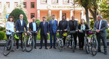 'Bisikletli yaşam için Adalet'i yerinde istediler