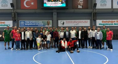 Bursa Nilüfer Belediyespor ikide iki yaptı