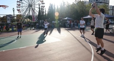 Bursa Nilüfer'de potada 3x3 heyecanı