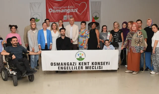 Bursa Osmangazi'de engelli bireyler 3 Aralık'a özel gösteri hazırlıyor