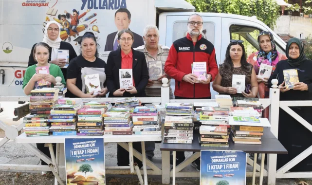 Bursa Osmangazi'de kitaplar fidana dönüşüyor