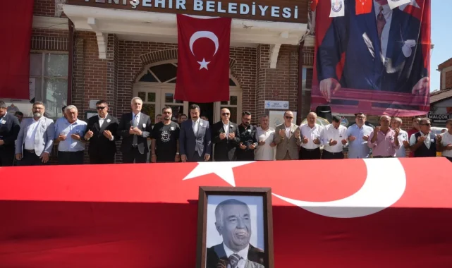 Bursa Yenişehir eski belediye başkanı Mehmet Kaya'ya veda