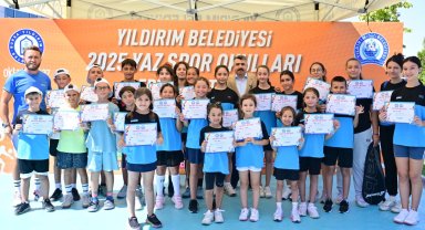 Bursa Yıldırım'da 62  bin çocuk yaz spor okullarında buluştu