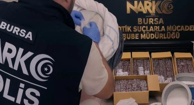 Bursa'da binlerce uyuşturucu hap ele geçirildi