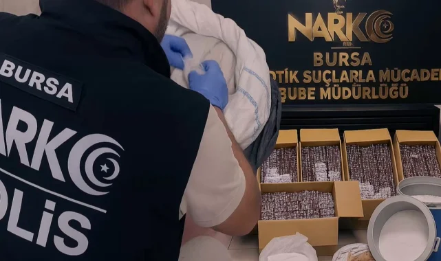 Bursa'da binlerce uyuşturucu hap ele geçirildi