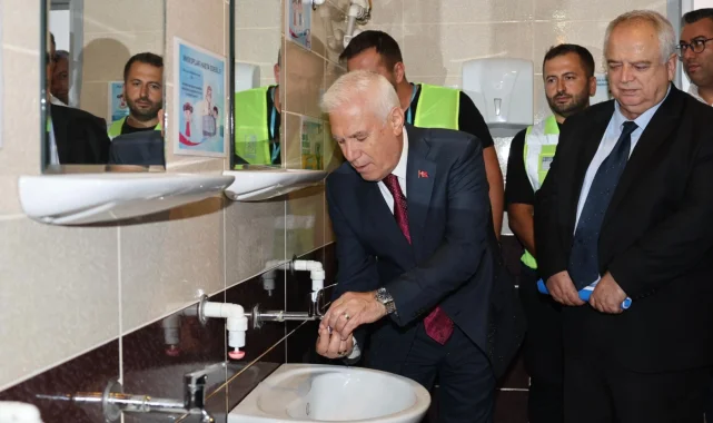 Bursa'da su tasarrufu okullardan başladı... Musluklar tasarruflu akacak!