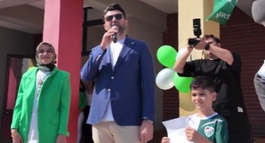 Bursaspor Başkanı Enes Çelik genç liderin vaadini gerçekleştirdi