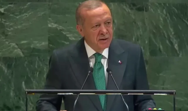 Cumhurbaşkanı Erdoğan, BM'de Filistin'e destek çağrısı yaptı