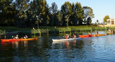 Denizi olmayan şehirde su sporları heyecanı