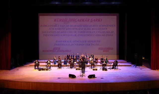 Denizli'de "Pamukkale" ezgileri yankılandı