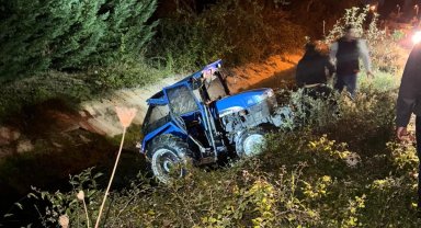 Düzce'de traktör kazası: 1 yaralı