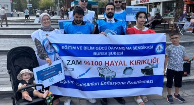 Eğitim Gücü Sen Bursa'dan zam tepkisi! Sefalet mutabakatı kabul edilemez!