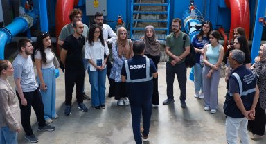 Geleceğin hekimleri SASKİ tesislerinde su ve atık su süreçlerini gözlemledi