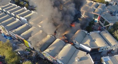 İSTOÇ'ta çıkan yangın söndürüldü
