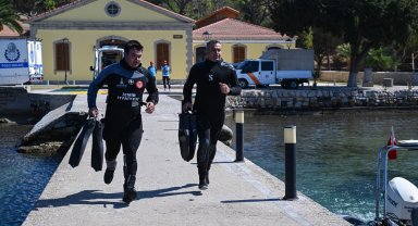 İzmir Urla'da nefes kesen deprem ve tsunami tatbikatı