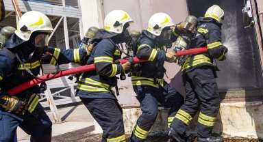 İzmir ve Manisa itfaiyeleri afetlere karşı güçlerini birleştirdi