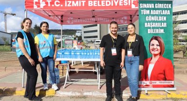 İzmit Belediyesinden KPSS adaylarına destek