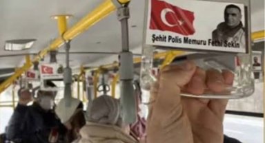 Kahramanmaraş ve Düzce'de otobüs tutacaklarına şehit isimleri yazıldı