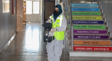 Kayseri Talas'ta eğitimde hijyen seferberliği