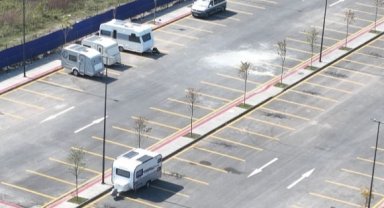 Kocaeli Kartepe'de karavan tutkunlarına güvenli park alanı