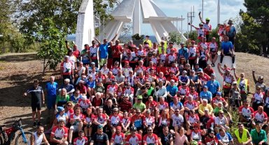 Kocaeli'de pedallar doğa, tarih ve Gazze için çevrildi