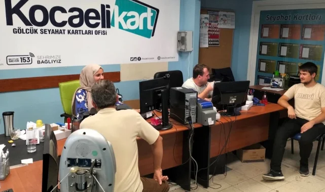 Kocaeli'de Seyahat Kart Ofisleri'nde işlemler hızlı