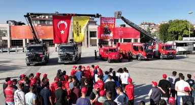 Konya İtfaiyesi'nden farkındalık etkinliği