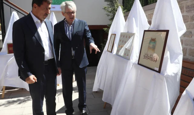 Konya Karatay'da Türk sanatları sergisi açıldı