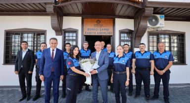 Konya Meram Zabıtası'na Başkan Kavuş'tan anlamlı ziyaret