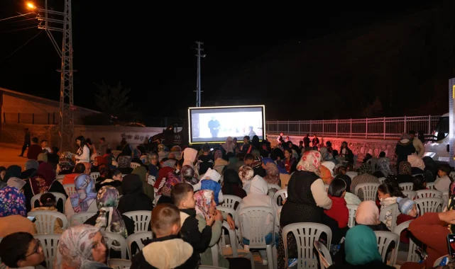 Konya'da 101 mahallede sinema keyfi