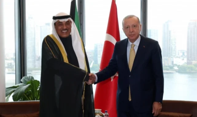 Kuveyt Veliaht Prensi Şeyh es-Sabah ile görüştü
