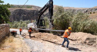 Malatya Ayvalı'ya içme suyu için yeni hat