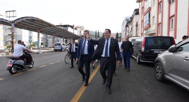 Manisa Soma'ya Başkan Dutlulu'dan asfalt sonrası ziyaret